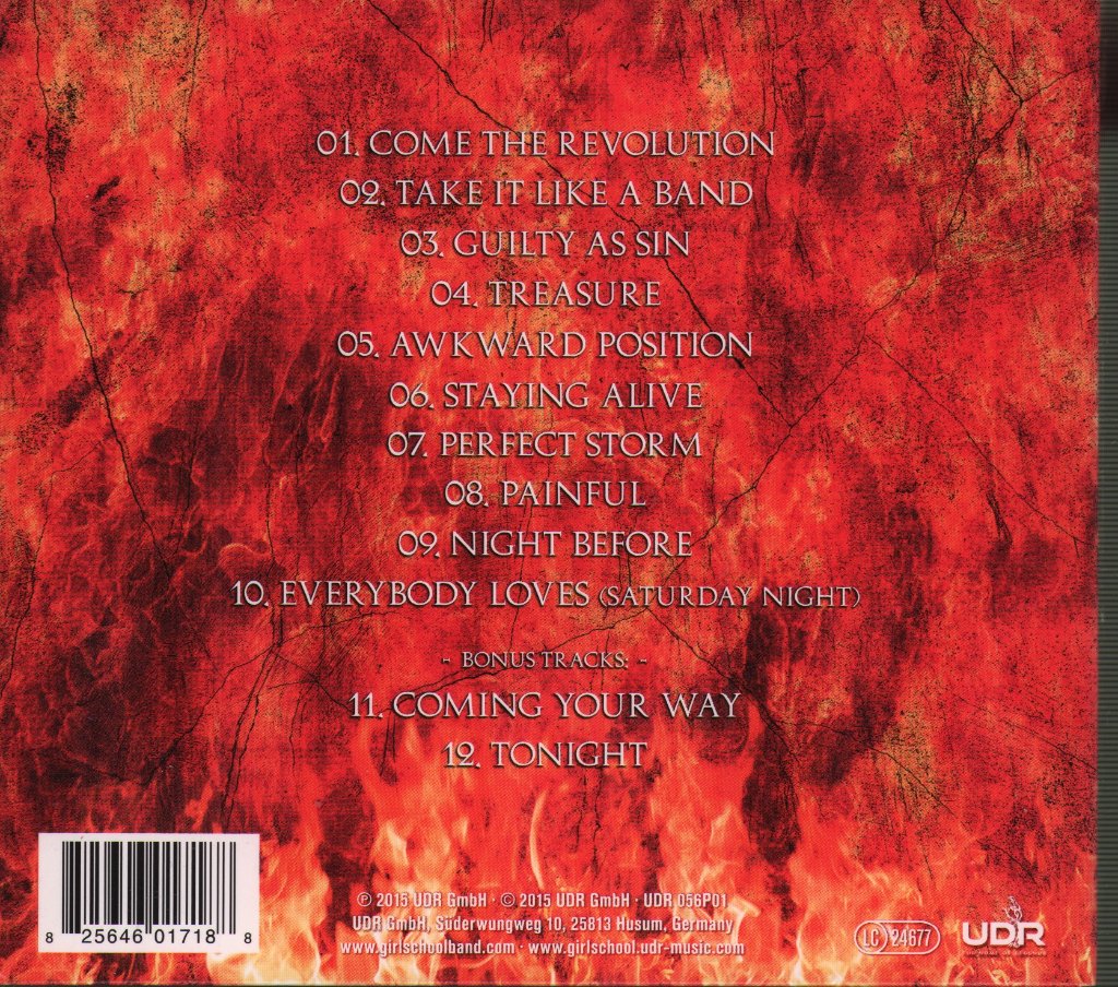 Girlschool - Guilty As Sin - Cd