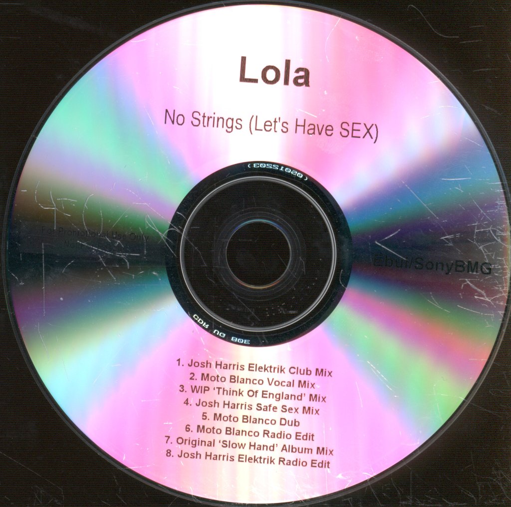 Lola (Dance) - No Strings (Let's Have SEX) - Cdr