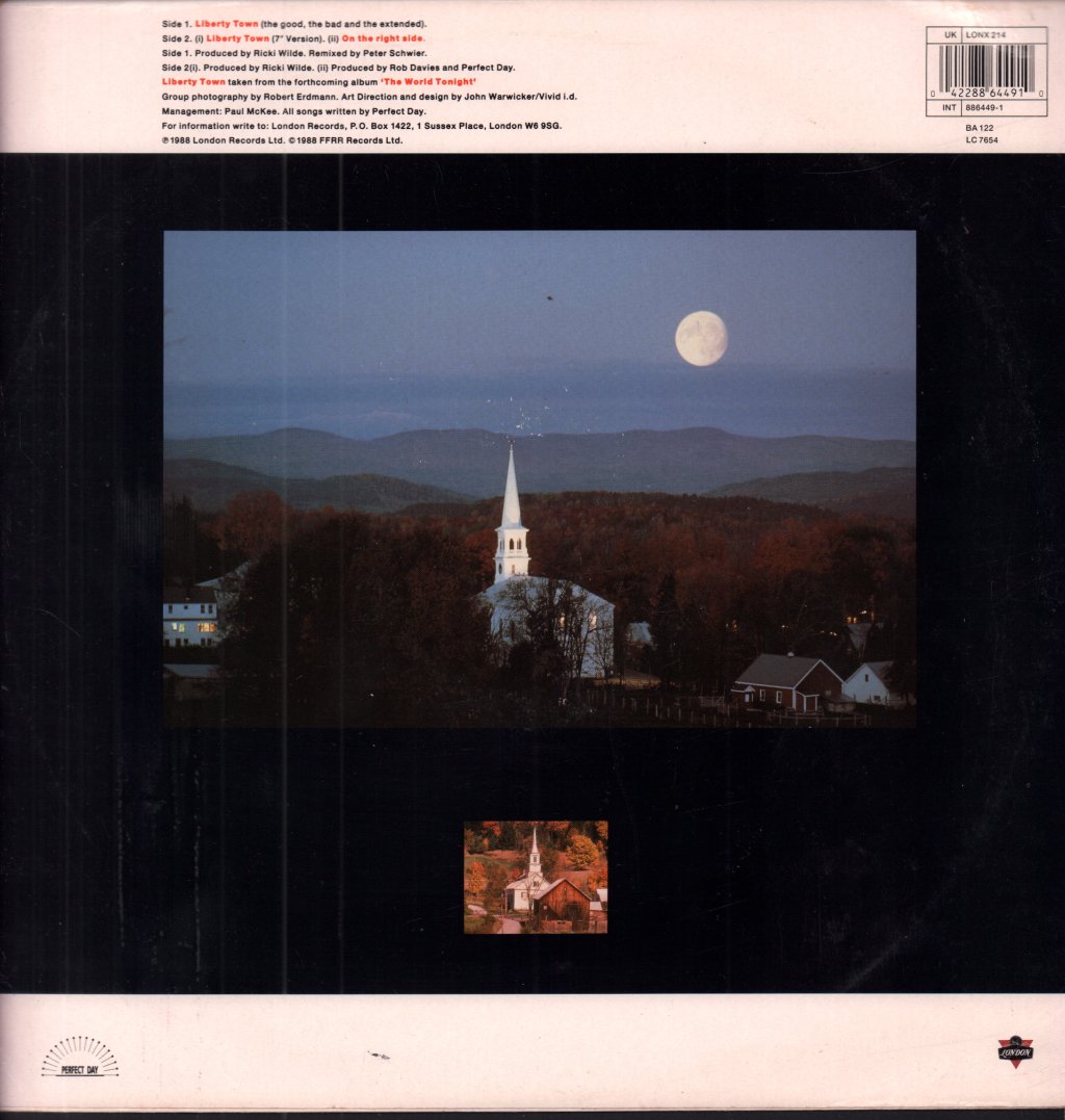 Perfect Day - Liberty Town - 12 Inch