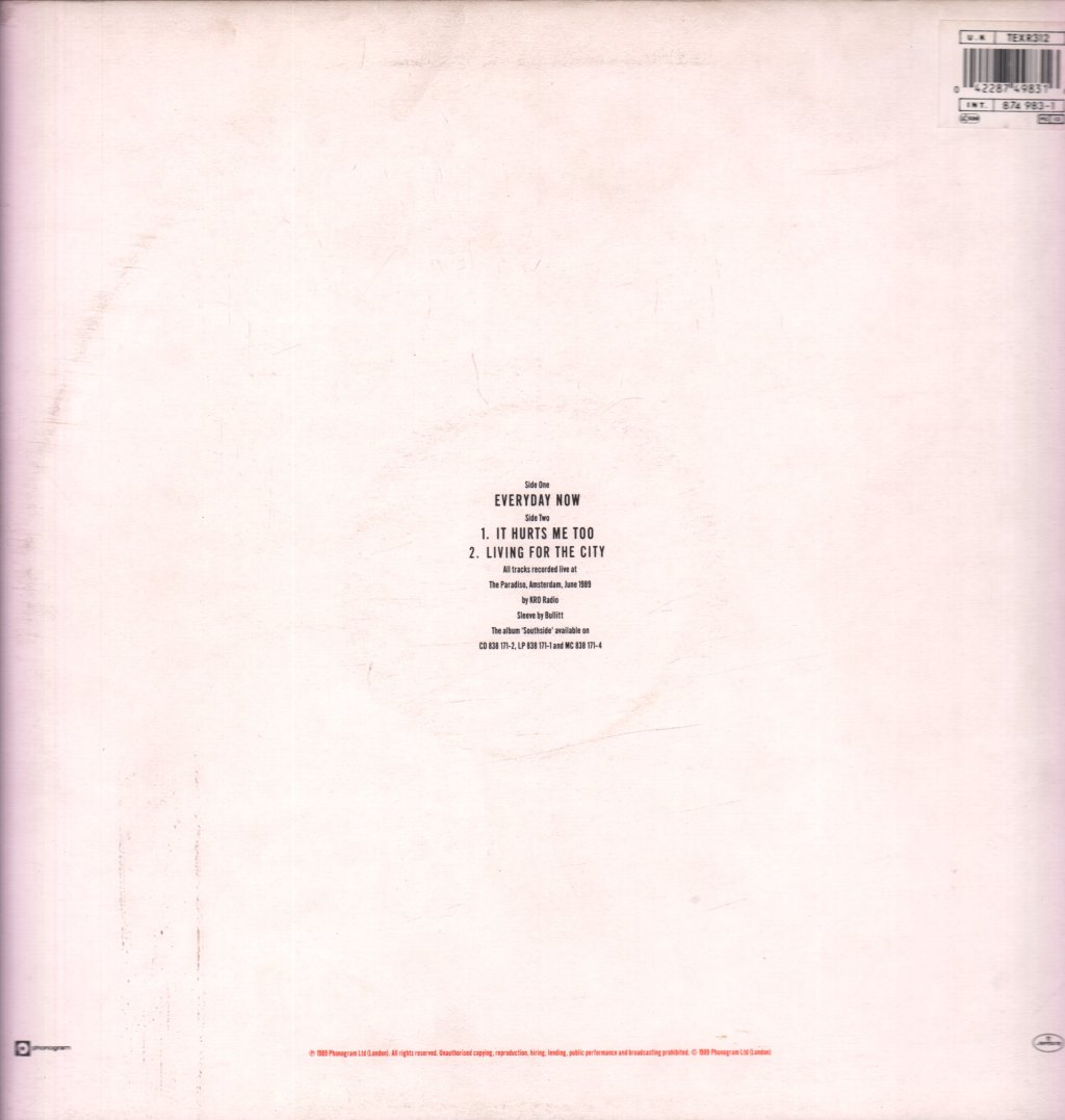 Texas - Everyday Now live ep - 12 Inch