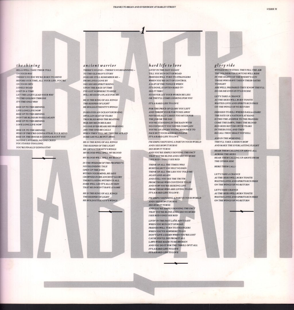 Black Sabbath - Eternal Idol - Lp