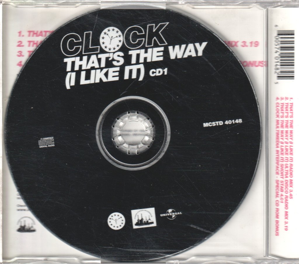 Clock - That's The Way I Like It - Cd
