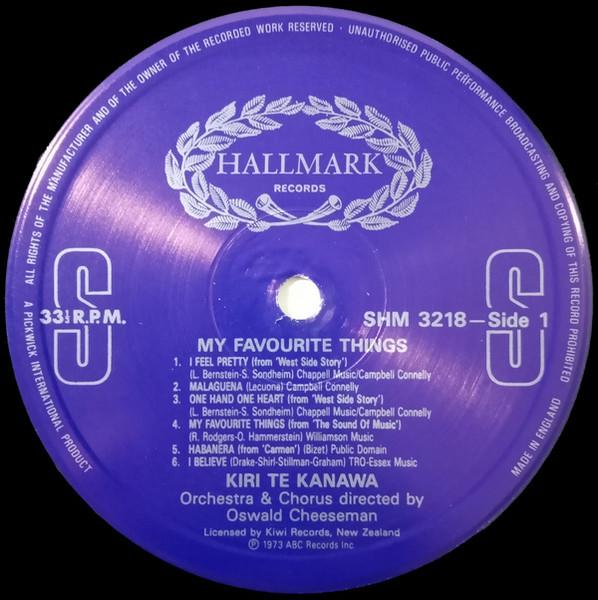 Kiri Te Kanawa - My Favourite Things - Lp