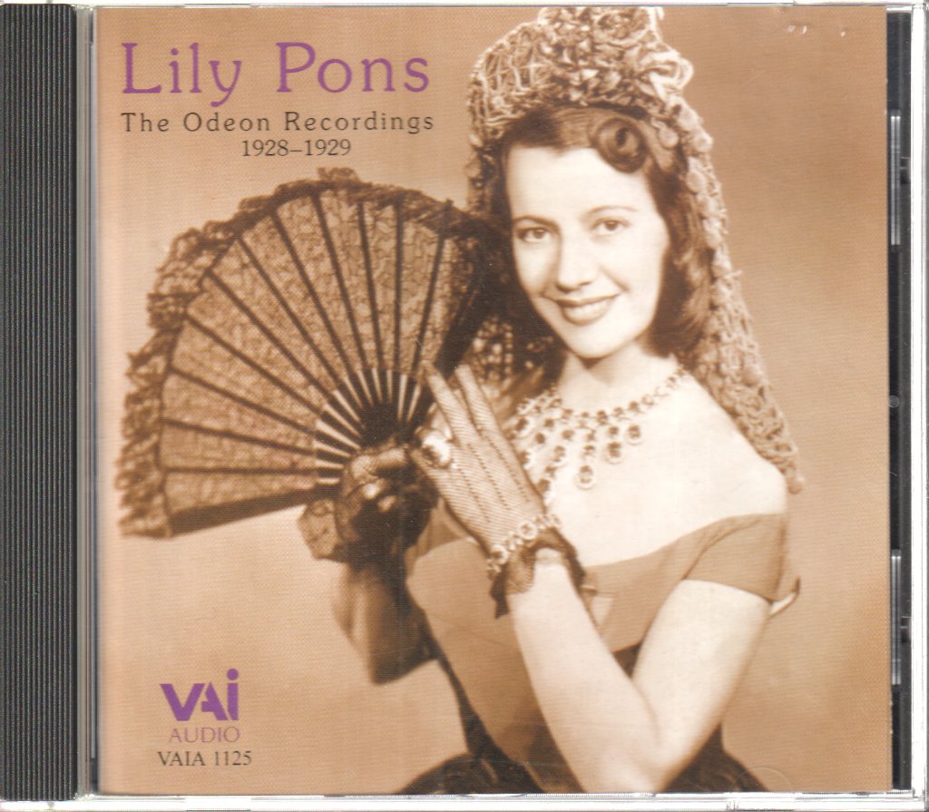 Lily Pons - Odeon Recordings (1928-1929) - Cd