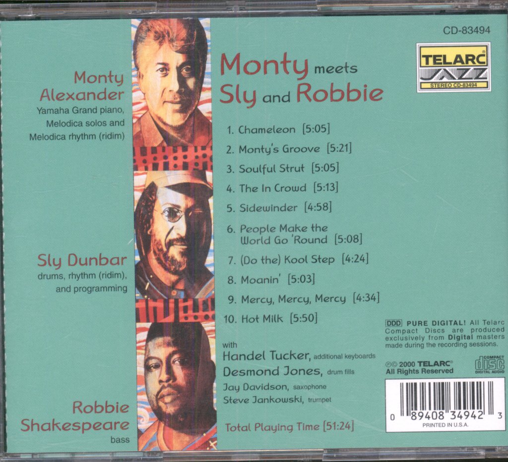 Monty Alexander / Sly & Robbie - Monty Meets Sly And Robbie - Cd