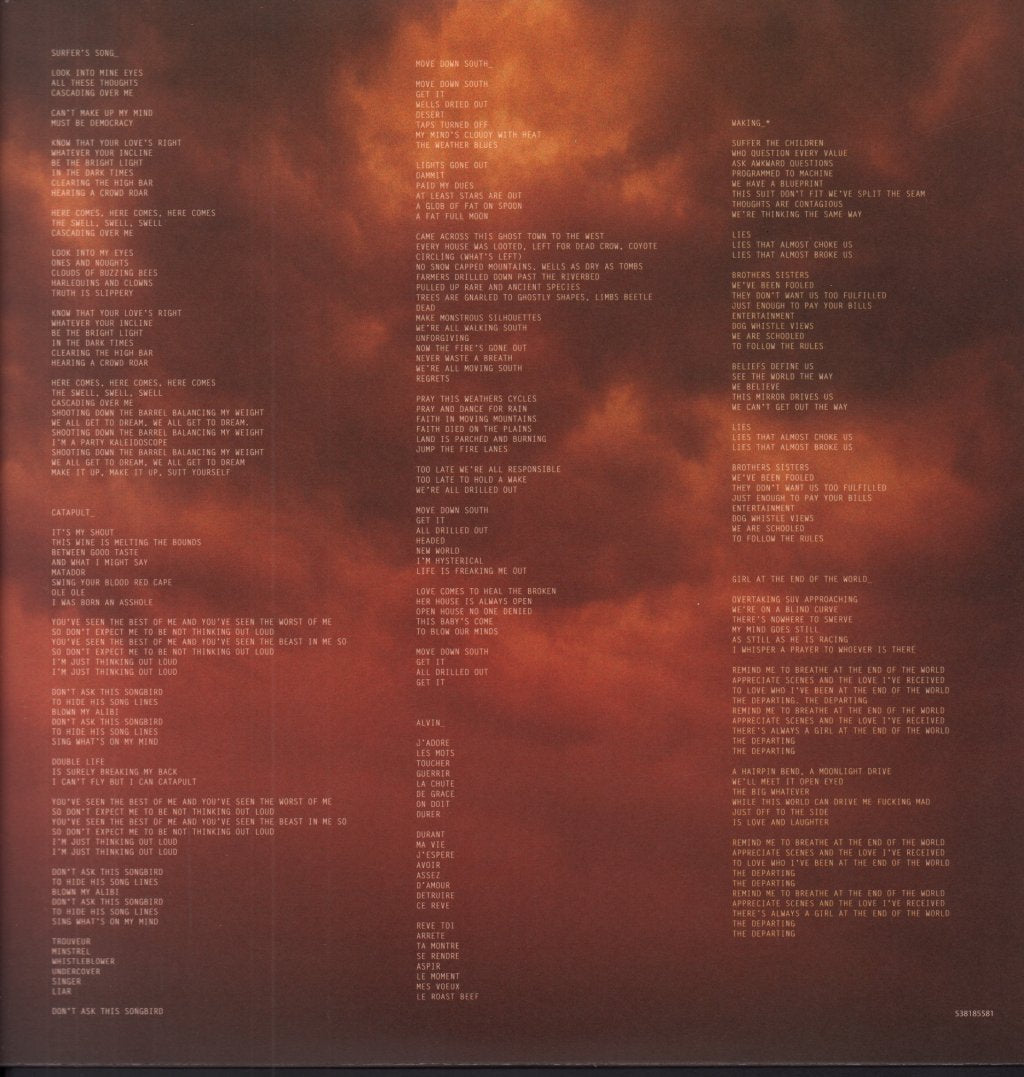 James - Girl At The End Of The World - Double Lp