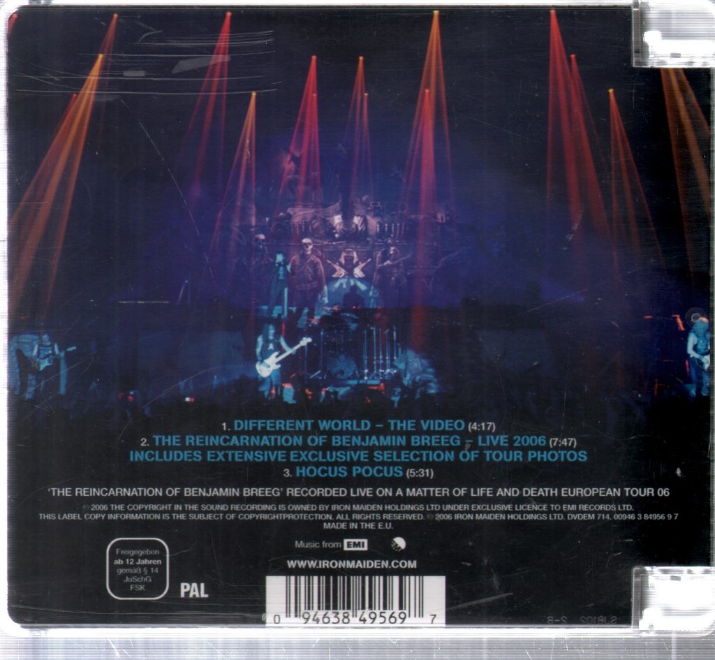 Iron Maiden - Different World - Dvd