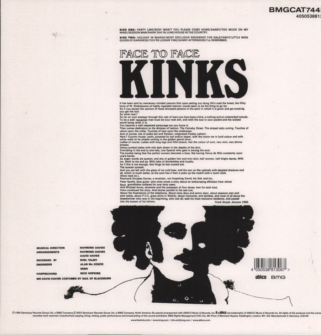 Kinks - Face To Face (2022 Reissue) - Lp