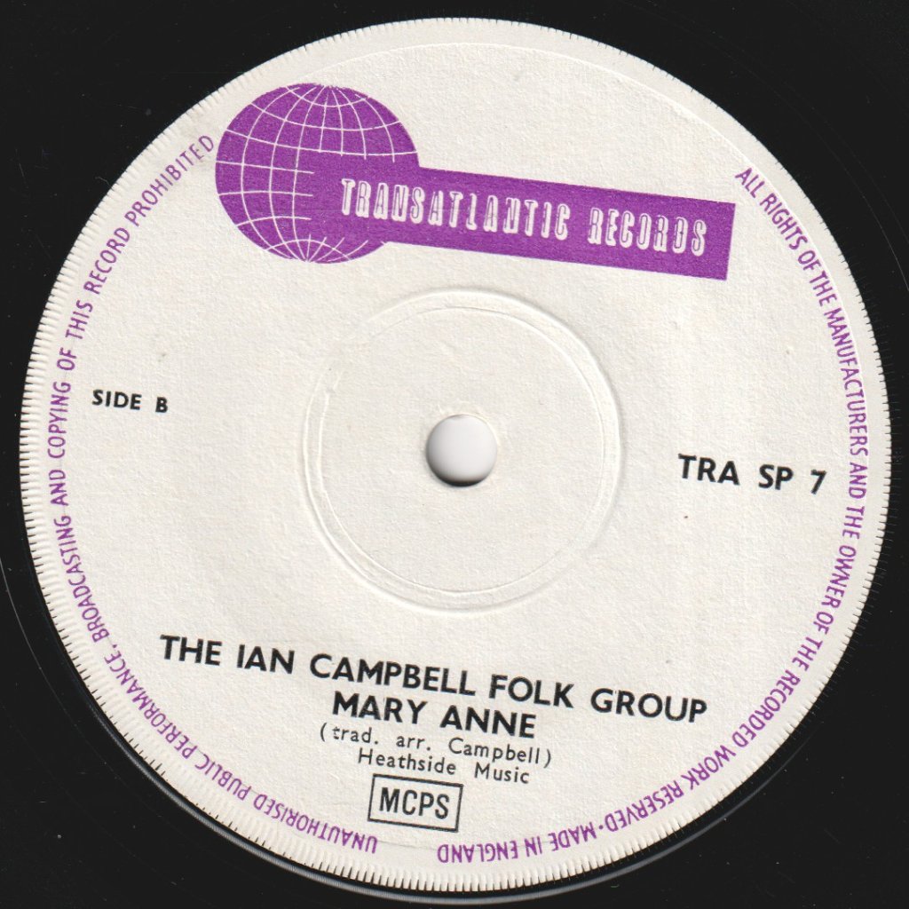 Ian Campbell Folk Group - Guantanamera - 7 Inch