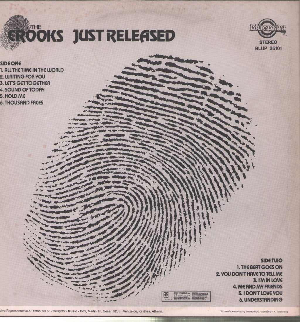 Crooks - Just Released - Lp