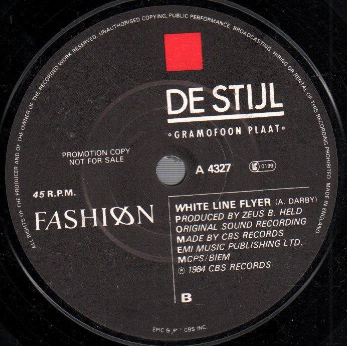Fashion - Dreaming - 7 Inch