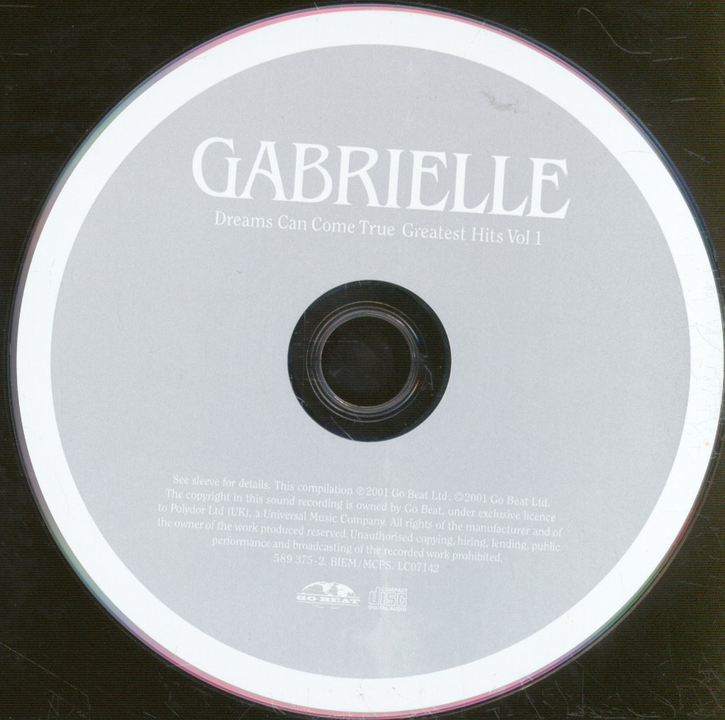 Gabrielle - Dreams Can Come True - Greatest Hits Vol 1 - Cd