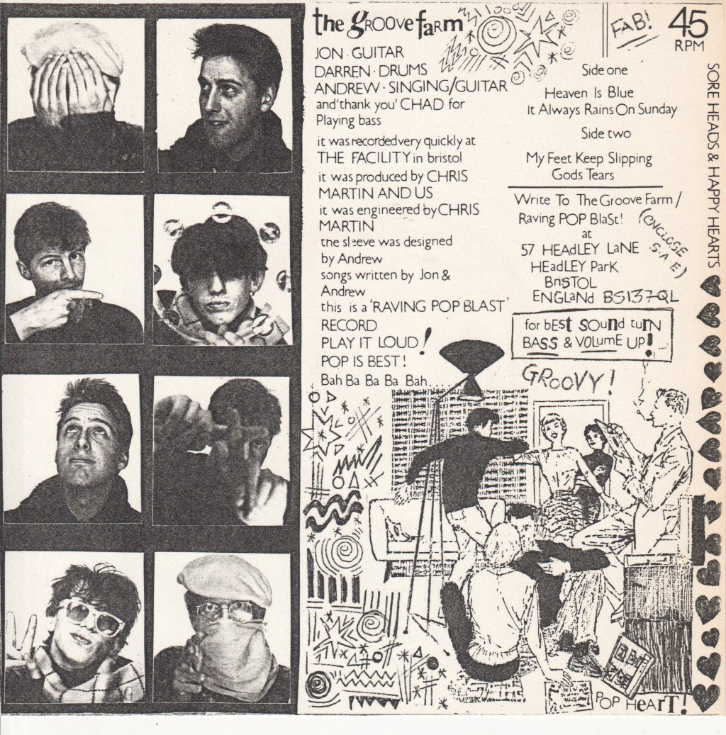 Groove Farm - Sore Heads And Happy Hearts EP - 7 Inch