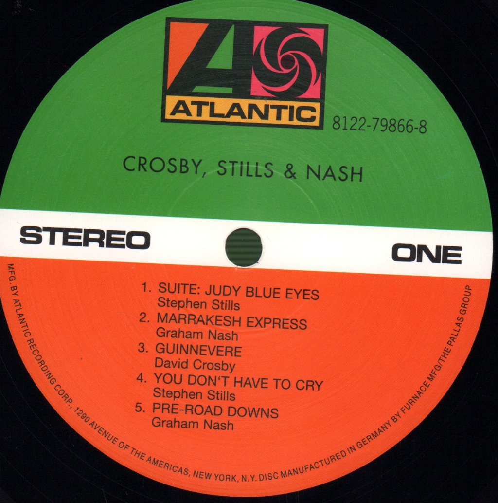 Crosby Stills And Nash - Crosby, Stills And Nash - Lp