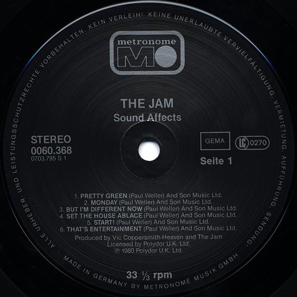 Jam - Sound Affects - Lp