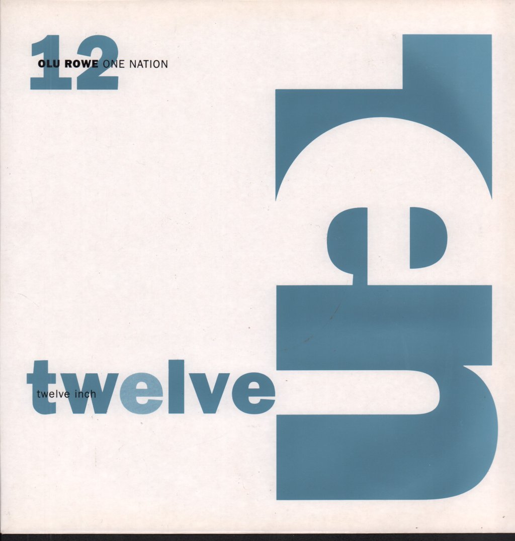 Olu Rowe - One Nation - 12 Inch