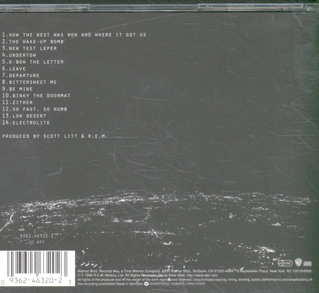 R.E.M. - New Adventures In Hi-Fi - Cd