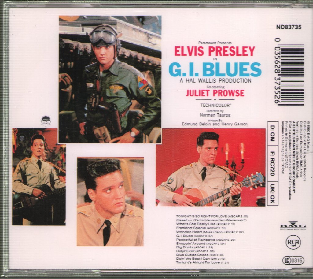 Elvis Presley - G.I. Blues - Cd