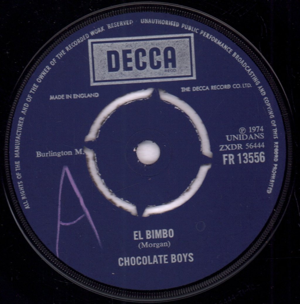 Chocolate Boys - El Bimbo - 7 Inch