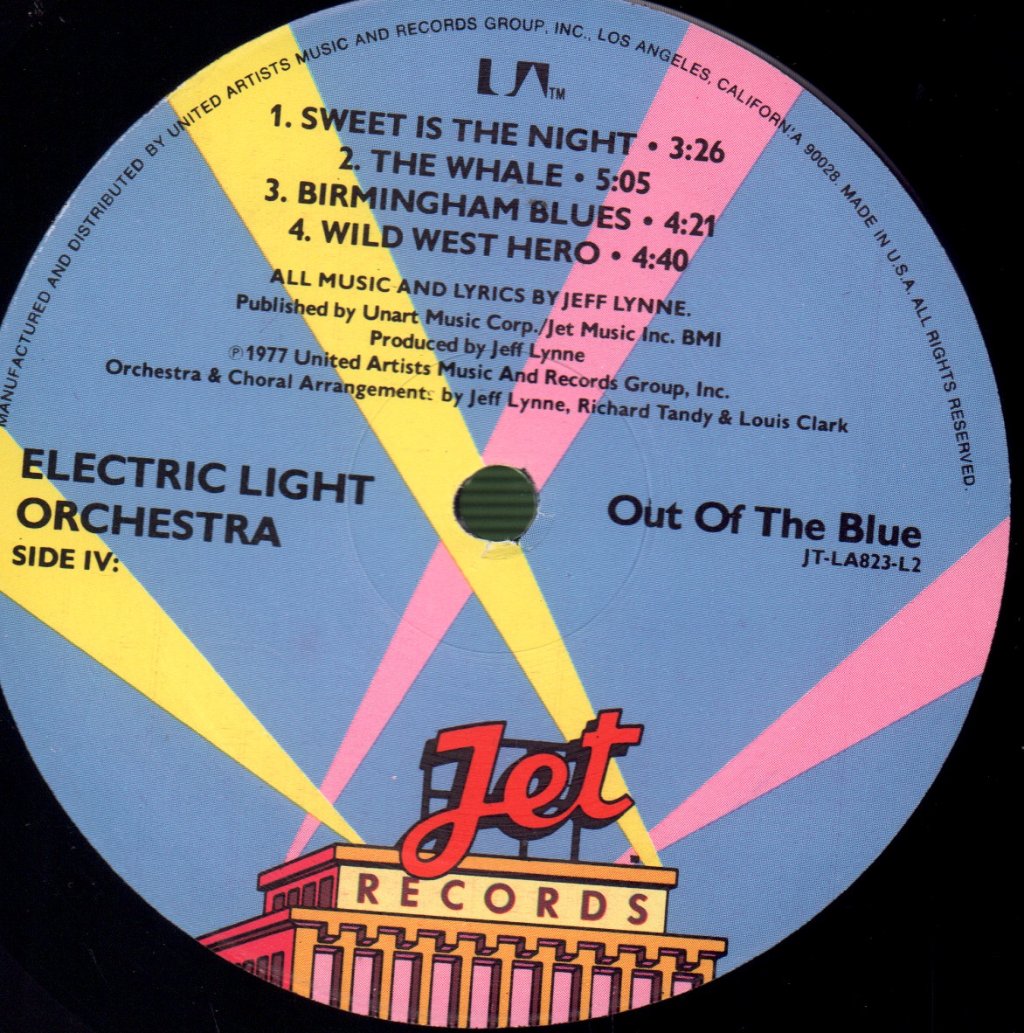 Electric Light Orchestra - Out Of The Blue - Double Lp