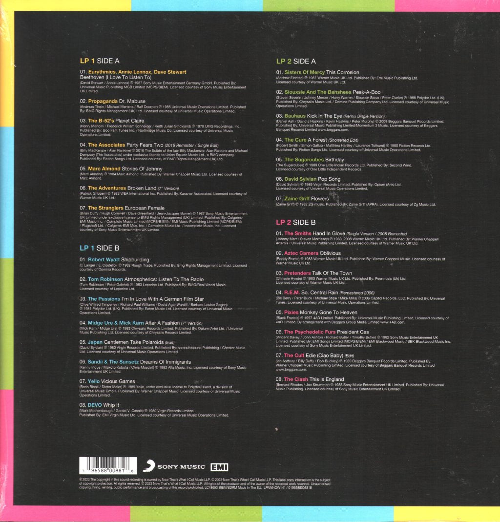 Various Artists - Now 80s Alternative - Double Lp