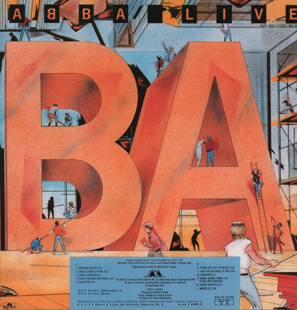 ABBA - Live - Lp