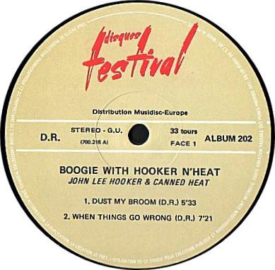 John Lee Hooker & Canned Heat - Boogie With Hooker N' Heat - Double Lp
