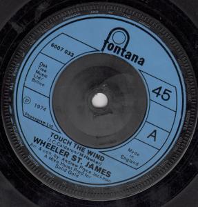 Wheeler St James - Touch The Wind - 7 Inch