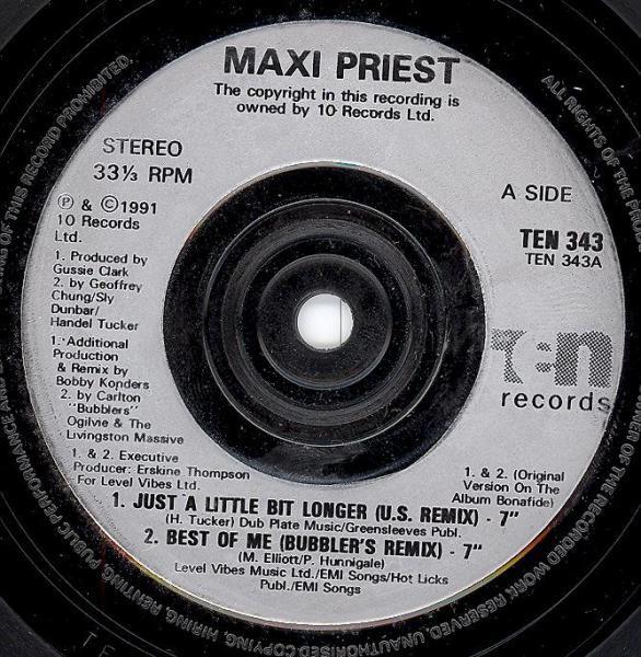 Maxi Priest - Maxi Priest E.P - 7 Inch