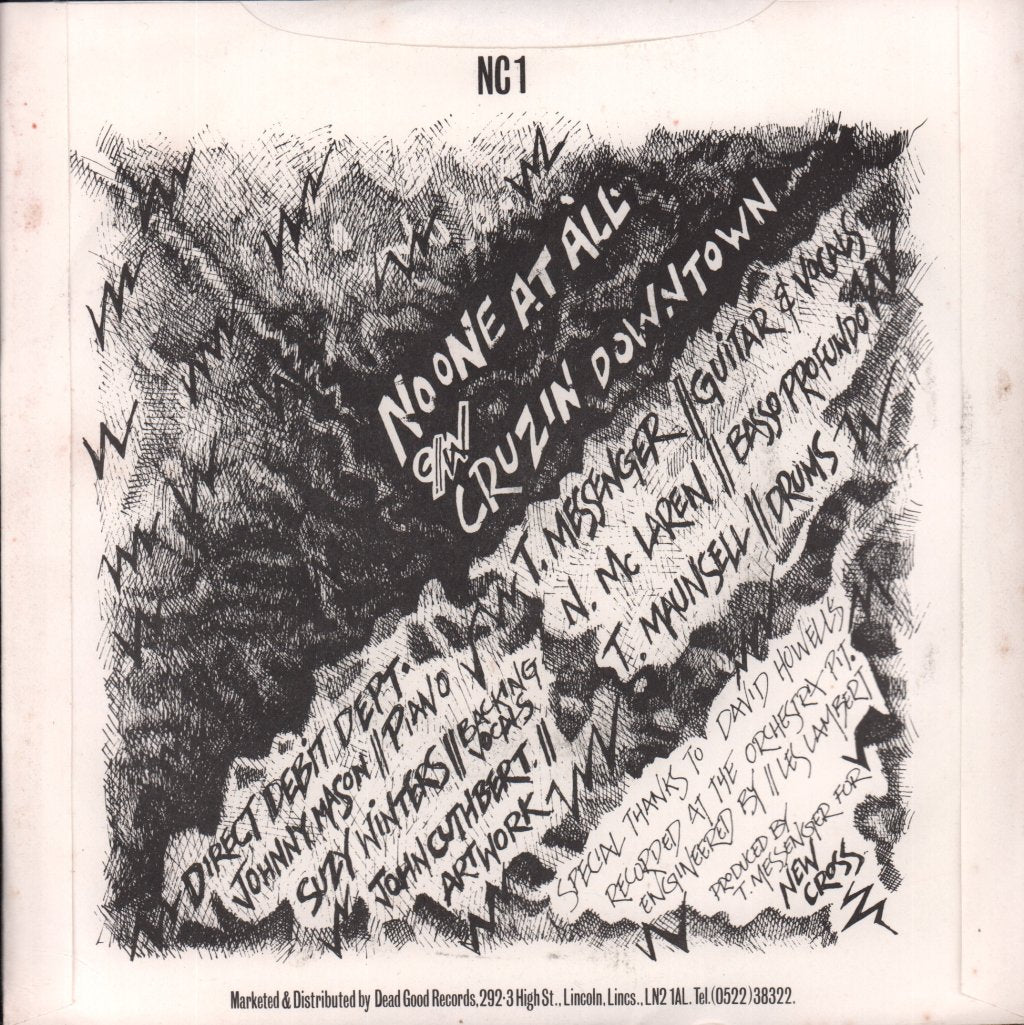 New Cross (Early 80'S New Wave Group) - No One At All - 7 Inch