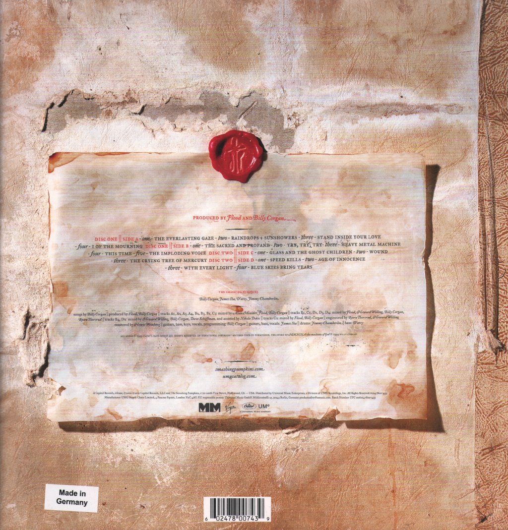Smashing Pumpkins - Machina / The Machines of God 25th Anniversary - Double Lp