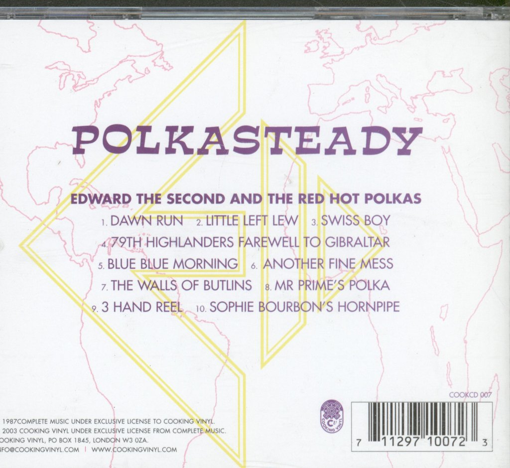 Edward The Second And The Red Hot Polkas - Let's Polkasteady - Cd