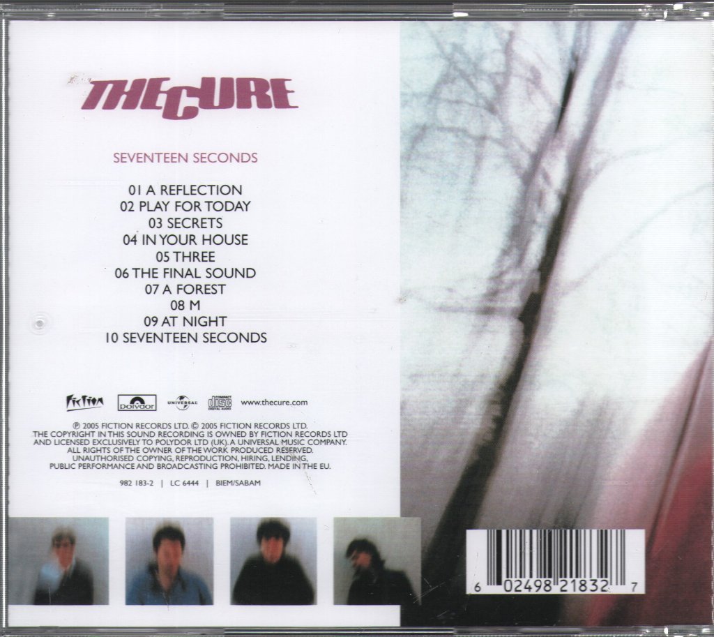 Cure - Seventeen Seconds - Cd