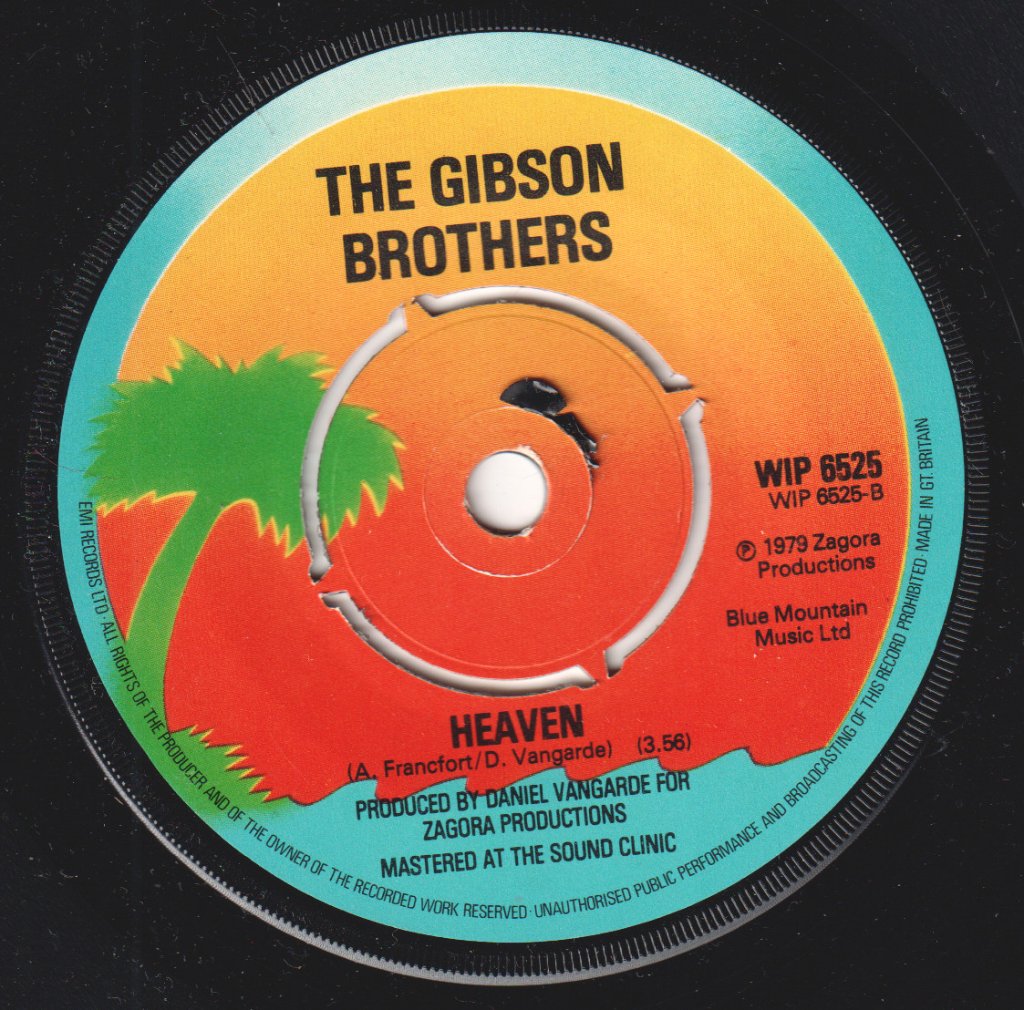 Gibson Brothers - Que Sera Mi Vida - 7 Inch