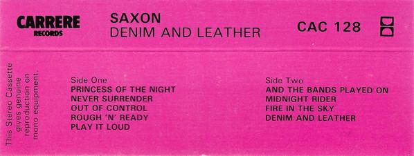 Saxon - Denim And Leather - Cassette