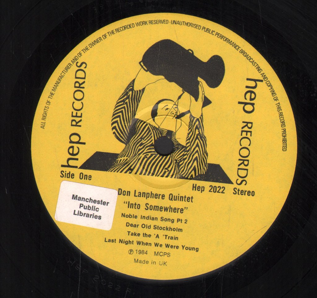 Don Lanphere Quintet - Into Somewhere - Lp