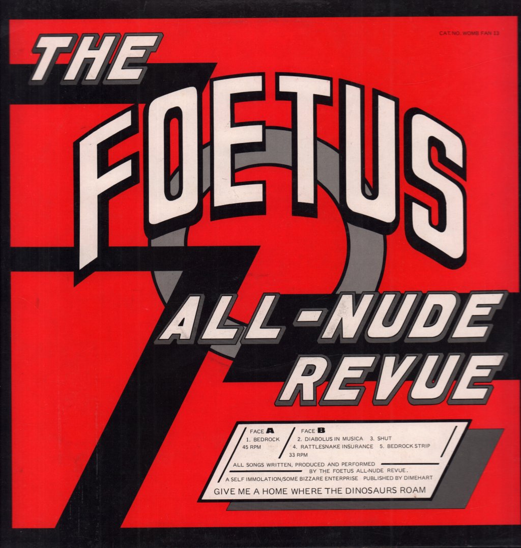 Foetus All Nude Revue - Bedrock - 12 Inch