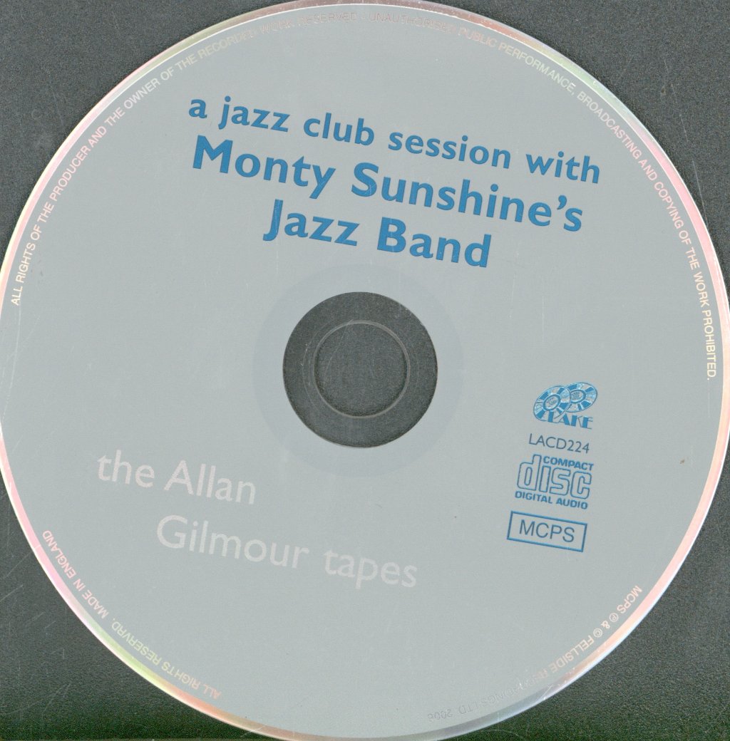 Monty Sunshine's Jazz Band - A Jazz Club Session With - Cd