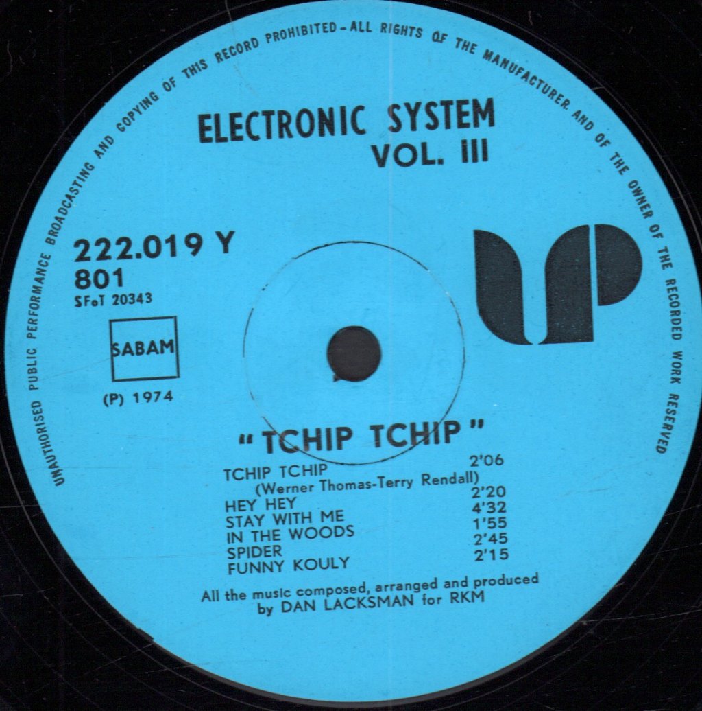 Electronic System - Tchip-Tchip (Vol. 3) - Lp