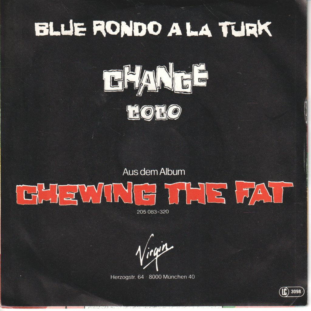 Blue Rondo A La Turk - Change - 7 Inch