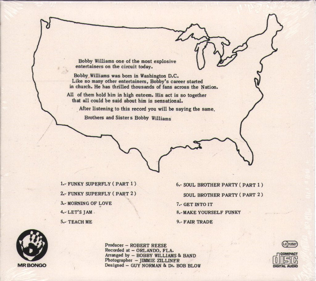 Bobby Williams - Funky Super Fly - Cd