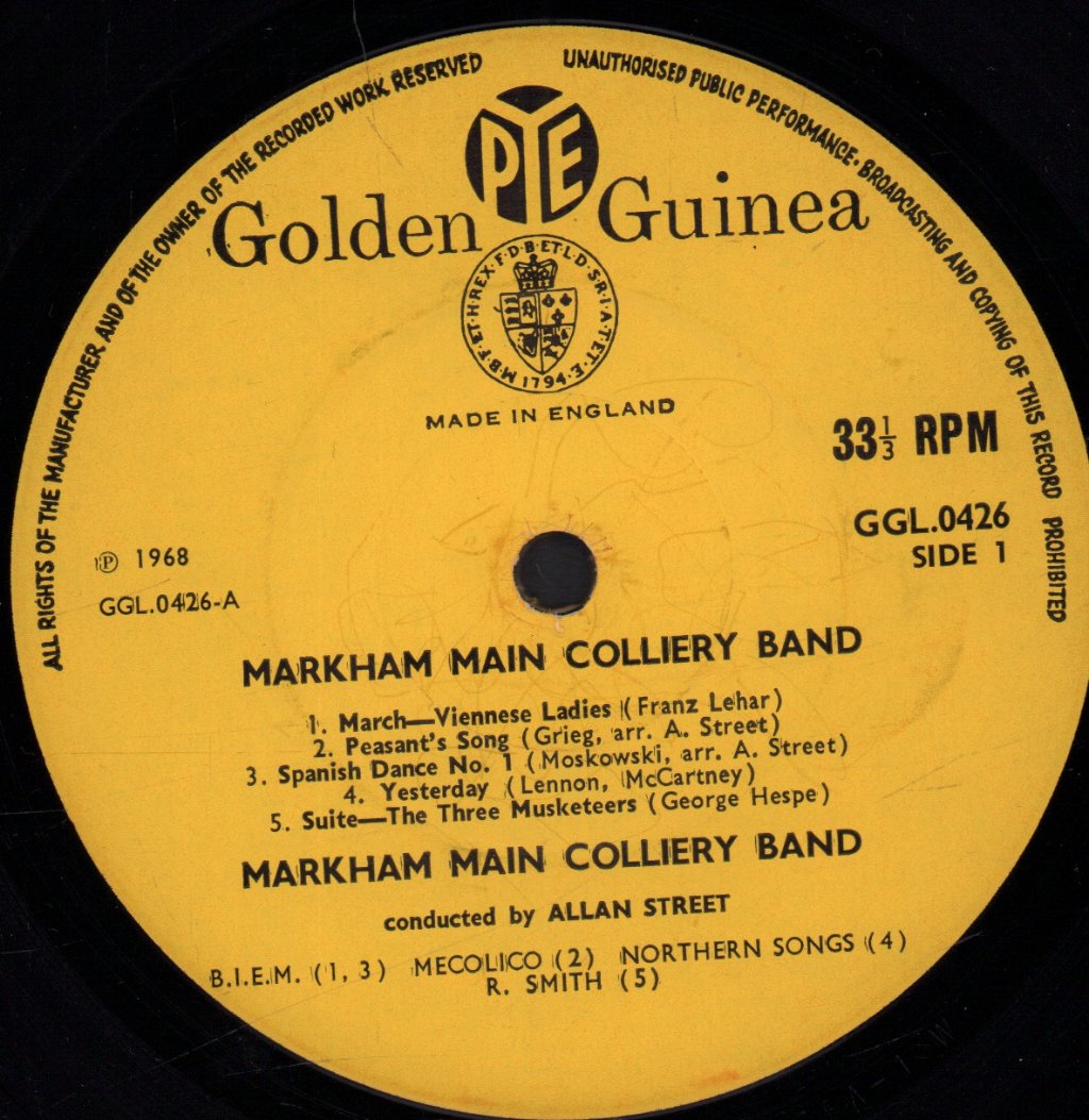 Markham Main Colliery Band - Markham Main Colliery Band - Lp