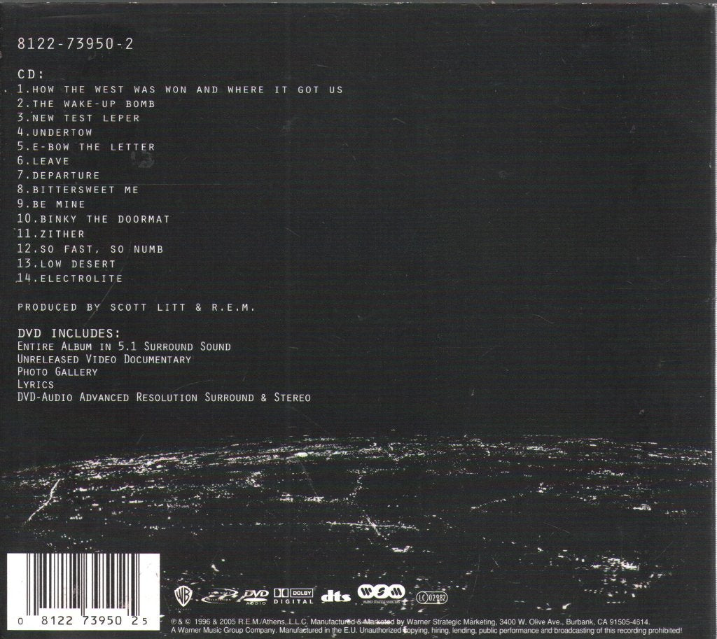 R.E.M. - New Adventures In Hi-Fi - Cd Set