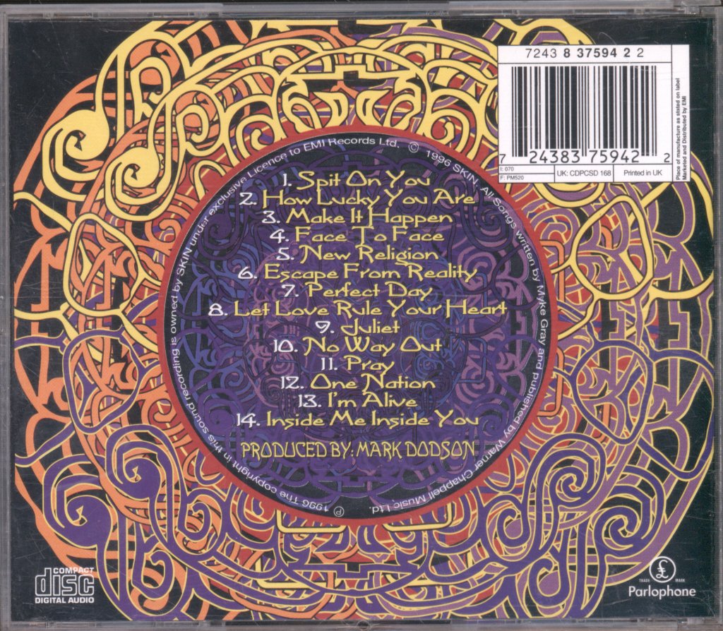Skin (Rock/Metal Group) - Lucky - Cd