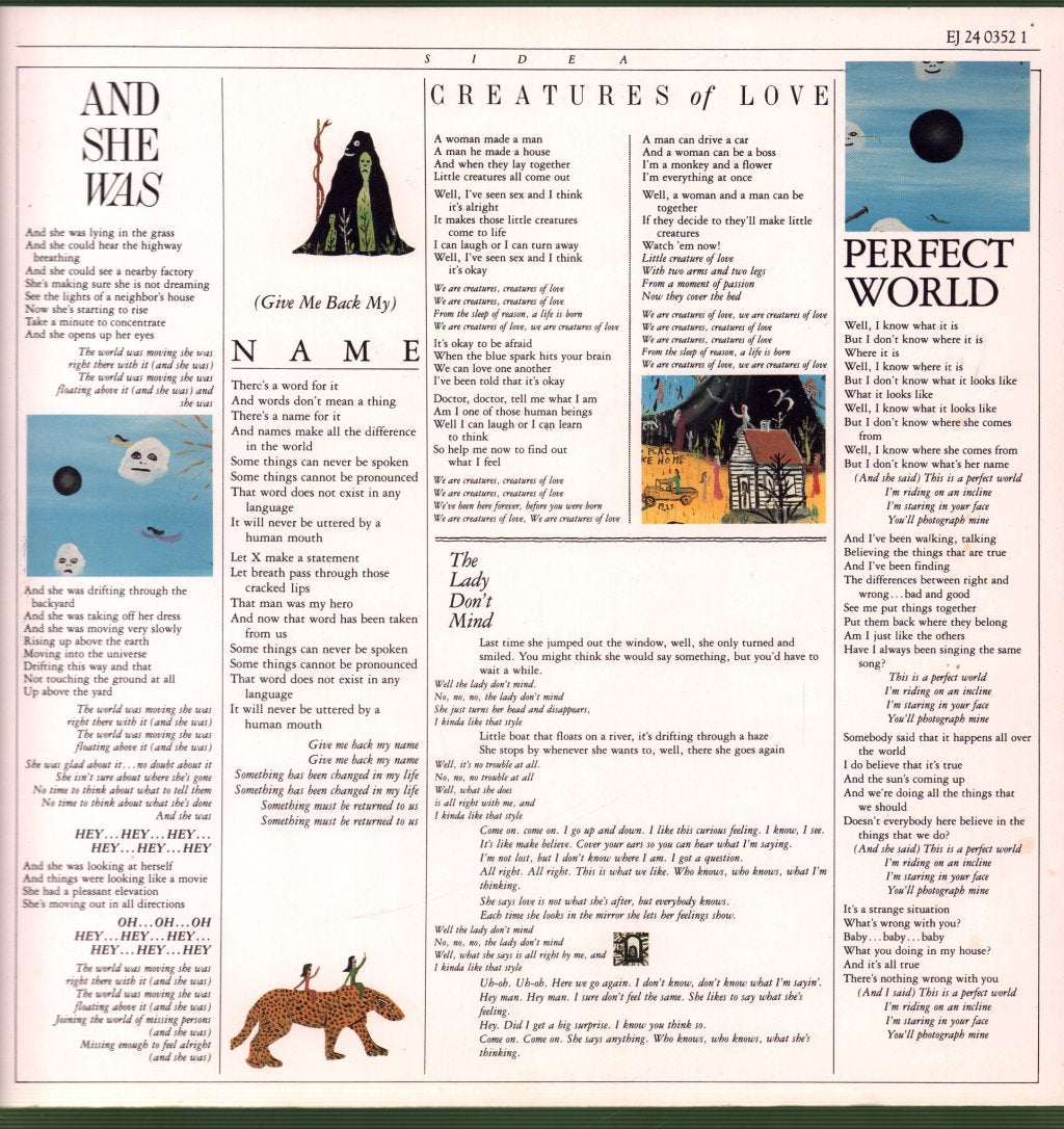 Talking Heads - Little Creatures - Lp