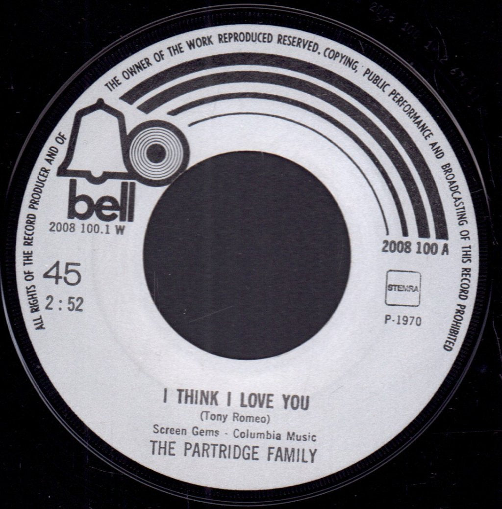 Partridge Family - I Think I Love You - 7 Inch