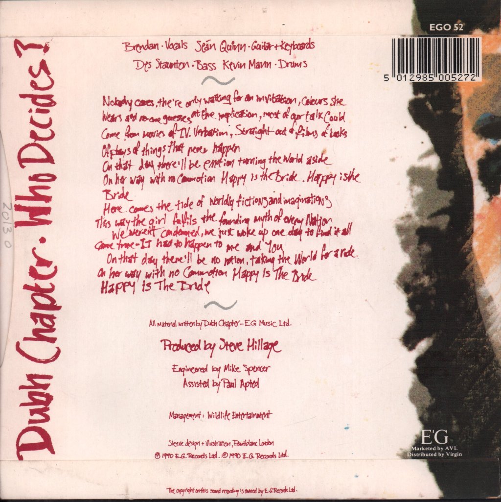 Dubh Chapter - Happy Is The Bride - 7 Inch