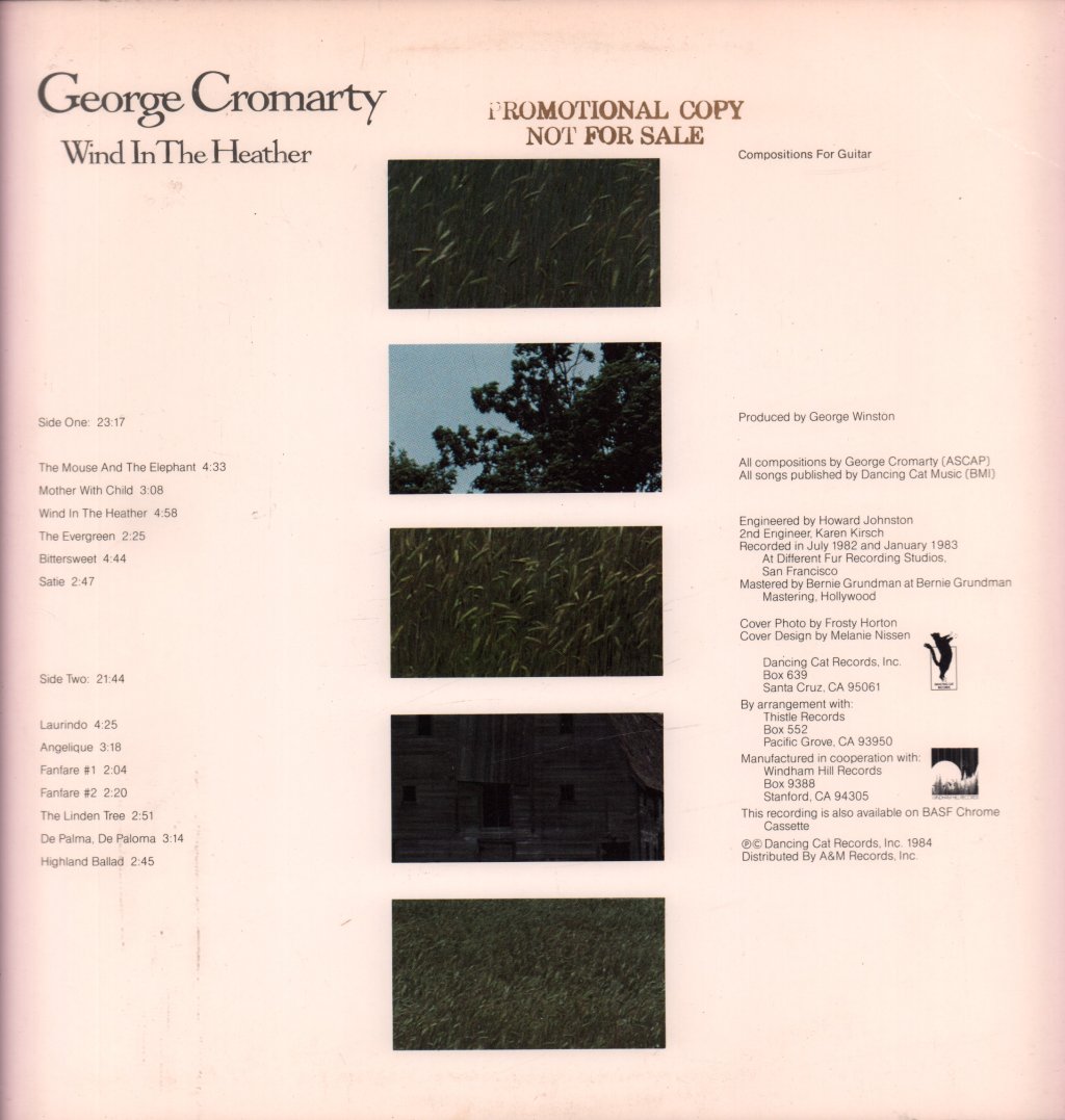 George Cromarty - Wind In The Heather - Lp