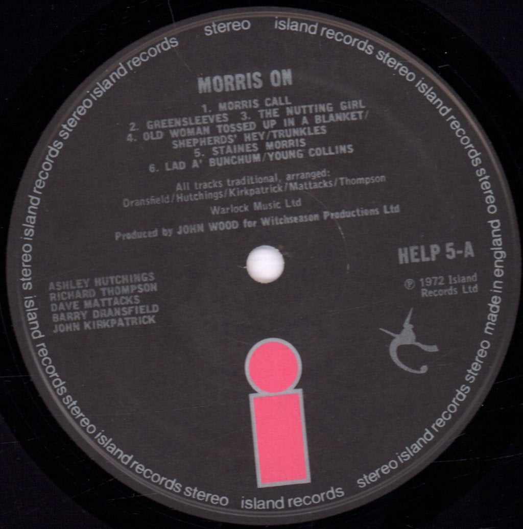 Ashley Hutchings, Richard Thompsom Etc - Morris On - Lp