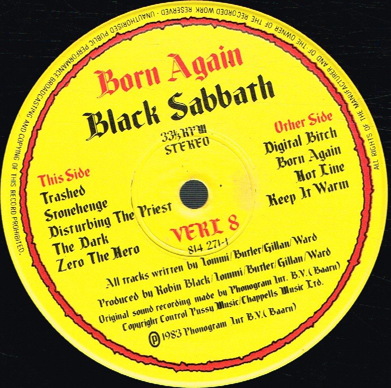 Black Sabbath - Born Again - Lp